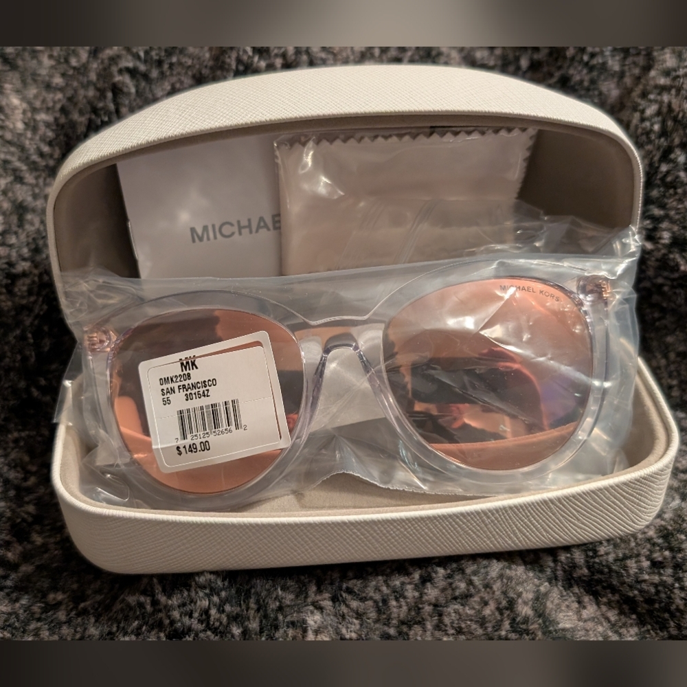 Michael Kors Rose Gold Women's Sunglasses - Picture 3 of 3